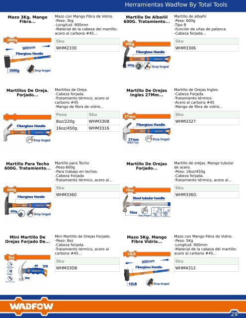 Catalogo Wadfow by Total Tools 2023