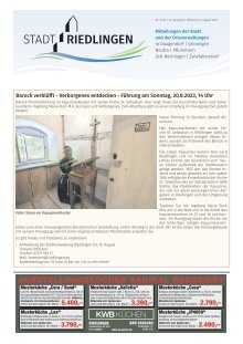 01.08.2023 Amtliches Mitteilungsblatt Riedlingen