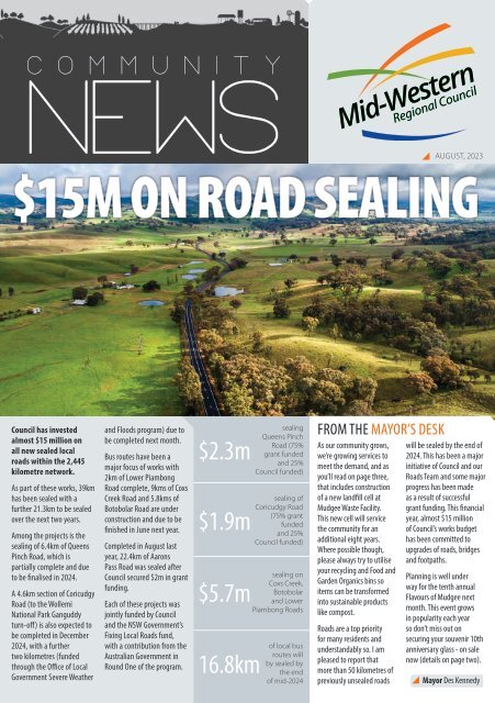 Mid-Western Regional Council Community News August 2023