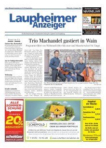 02.08.2023 Laupheimer Anzeiger
