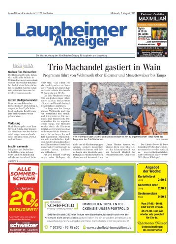 02.08.2023 Laupheimer Anzeiger