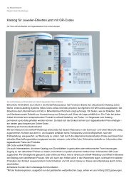 Katalog fuer Juwelier-Etiketten jetzt mit QR-Codes