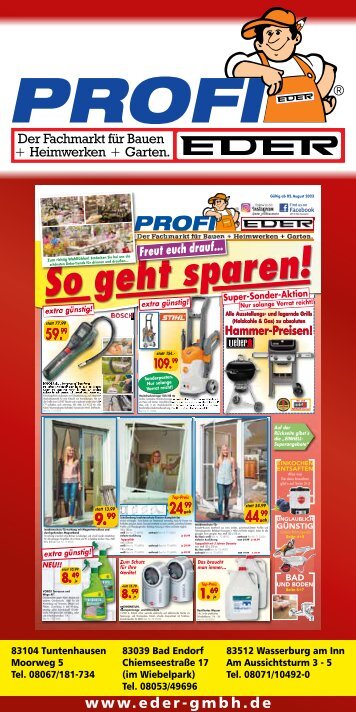 Freut euch drauf so geht sparen Profimarkt Eder