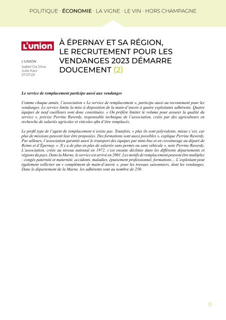 PANORAMA DE PRESSE - 02.08