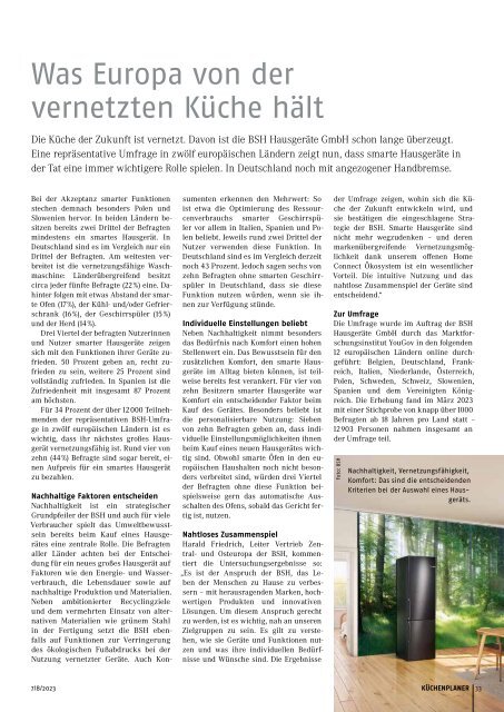 KÜCHENPLANER Magazin 7 / 8 2023