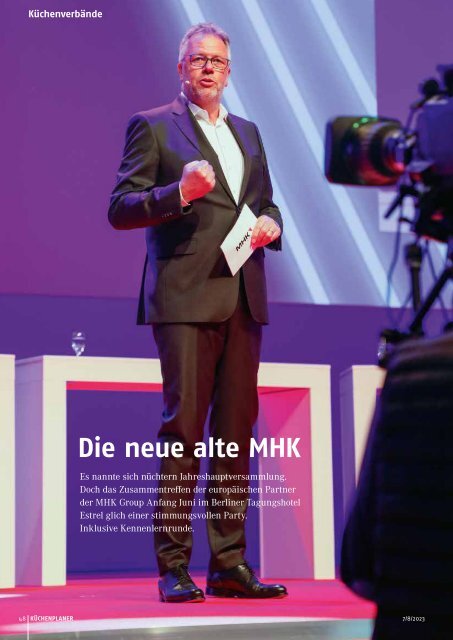 KÜCHENPLANER Magazin 7 / 8 2023