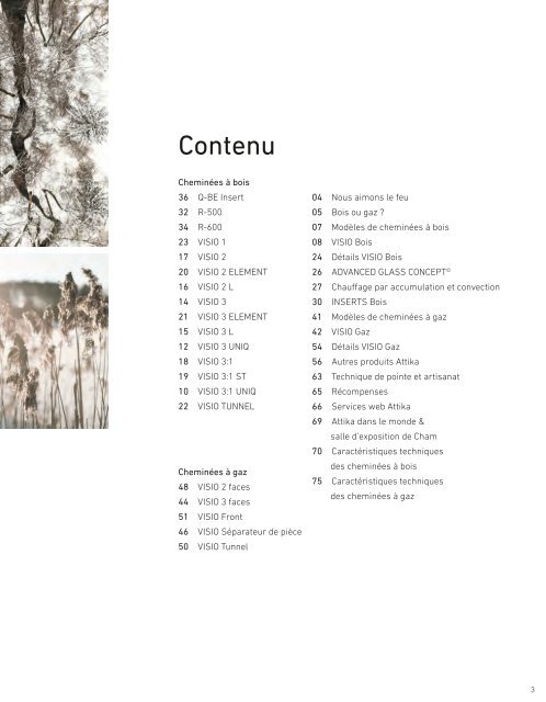Attika Catalogue | Collection 2024 Cheminées