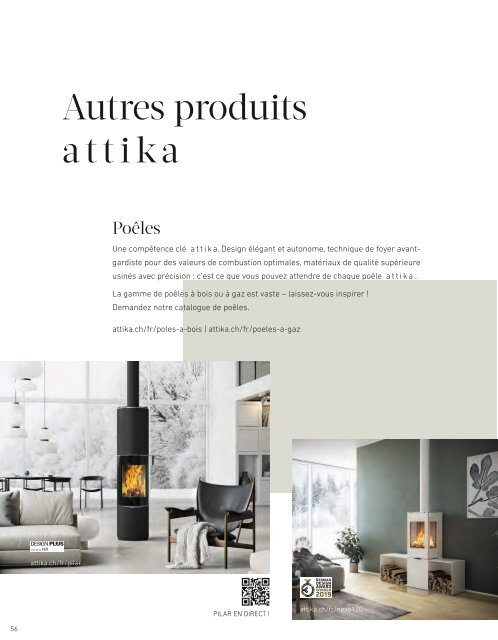 Attika Catalogue | Collection 2024 Cheminées