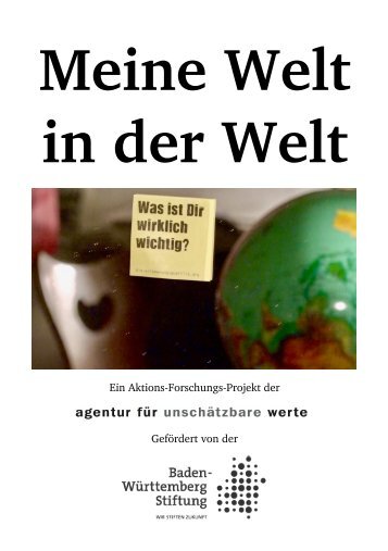 Infoblatt MEINE WELT IN DER WELT