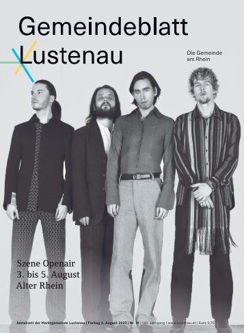Gemeindeblatt Lustenau Nr. 31 | Freitag, 4. August 2023