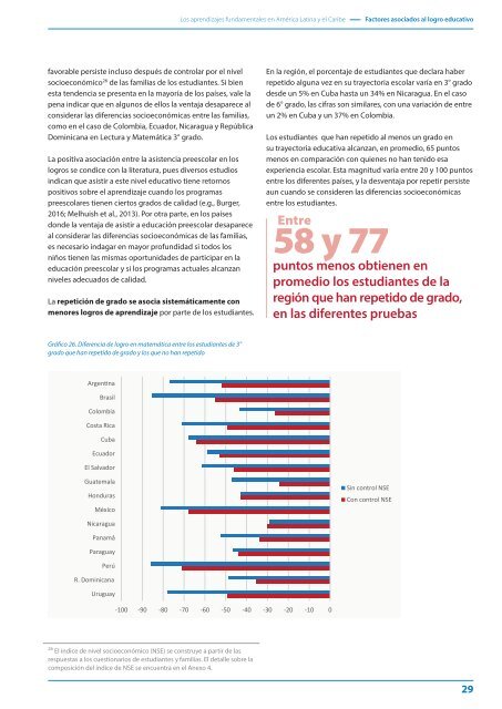 Los aprendizajes fundamentales en América Latina y el Caribe ERCE 2019