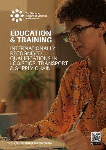 CILT Education & Training brochure
