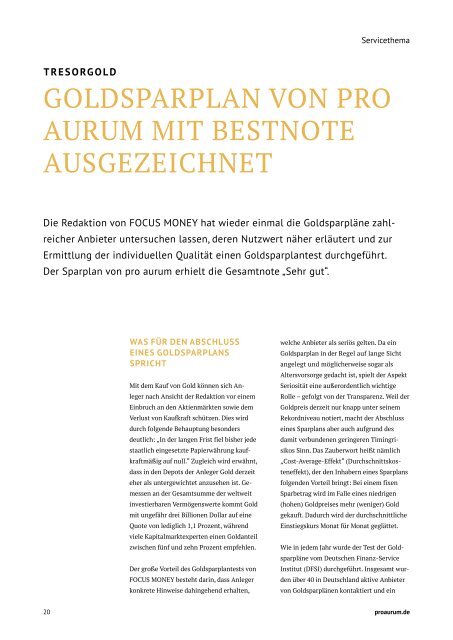 pro aurum Magazin 02/2023