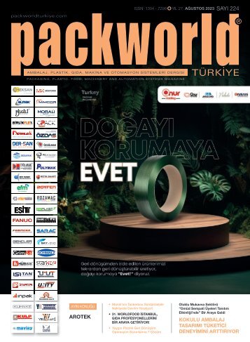 PACKWORLD TÜRKİYE DERGİSİ 224.AĞUSTOS SAYISI