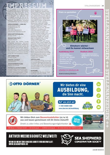 Azubi Basics Ausbildungs-Wissensmagazin 2023 Hamburg - Ausgabe 566E