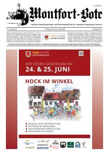 03.08.2023 Montfort-Bote
