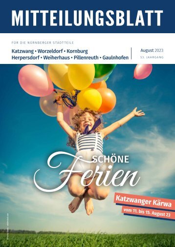 Mitteilungsblatt Nürnberg-Katzwang/Worzeldorf/Kornburg/Herpersdorf - August 2023