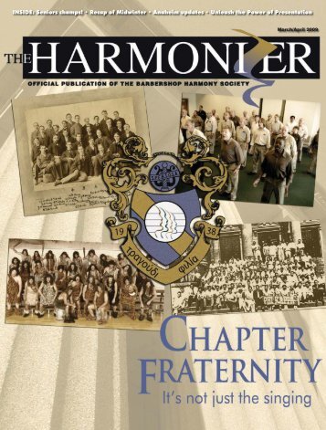 March-April 09-final.indd - Barbershop Harmony Society