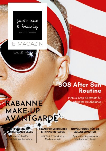 just me & beauty E-Magazin Issue N°25 August 2023 