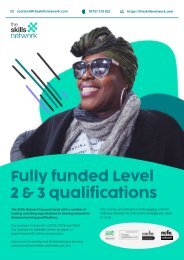 Skills Network Scotland Fully Funded Level 2 and 3 Qualifications