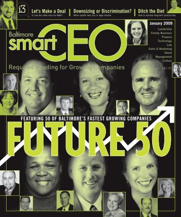 January 9 - Baltimore SmartCEO, Featuring 50 of Baltimore's