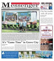 Grove City Messenger - August 6th, 2023