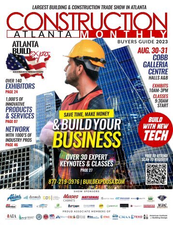 Construction Monthly Magazine | Atlanta 2023 Build Expo Show Edition