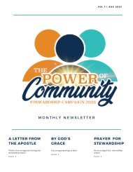 The Power of Community Stewardship - Vol 7 | August 2023