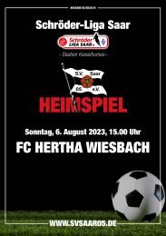 05er Magazin - 3. Spieltag Hertha Wiesbach