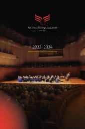 Festival Strings Lucerne Saison 2023–2024