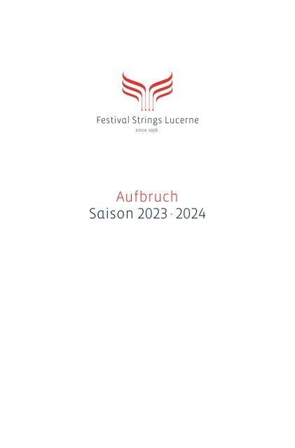 Festival Strings Lucerne Saison 2023–2024