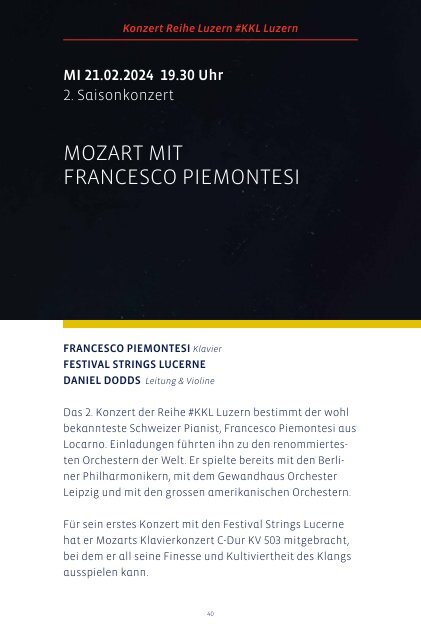 Festival Strings Lucerne Saison 2023–2024