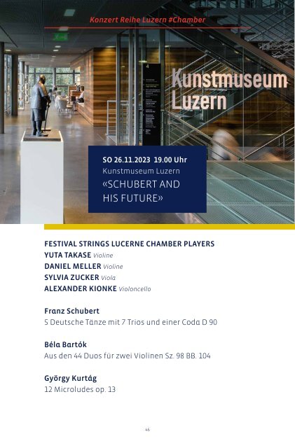 Festival Strings Lucerne Saison 2023–2024