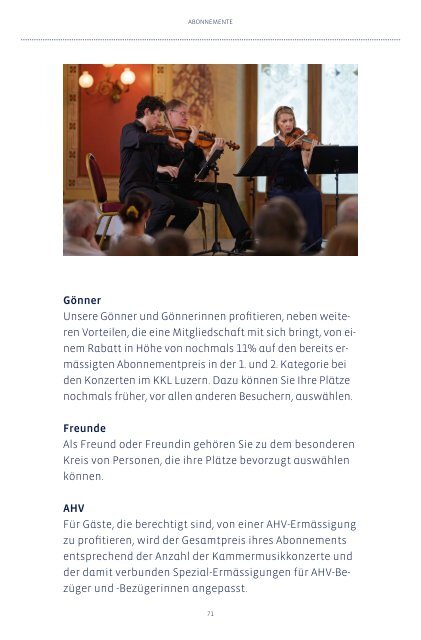 Festival Strings Lucerne Saison 2023–2024