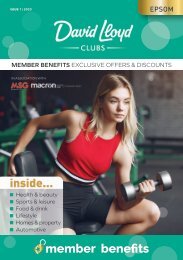 David Lloyd Magazine Member Benefits Epsom 2023