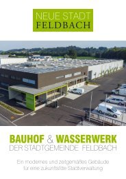 NEUE Stadt Feldbach - Bauhof und Wasserwerk der Stadtgemeinde Feldbach