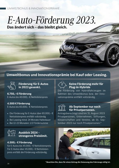 AutoVisionen 20 - Das Herbrand Kundenmagazin 2023