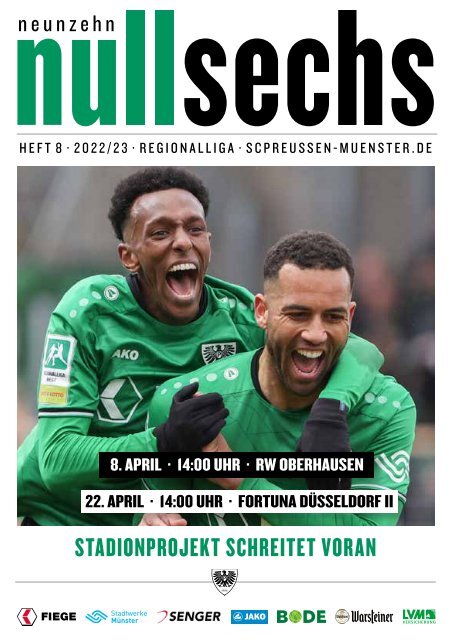 nullsechs Stadionmagazin - Heft 8 2022/23 