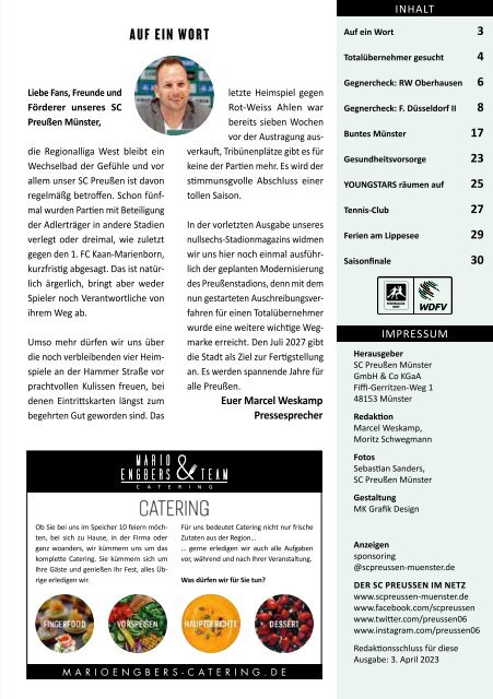 nullsechs Stadionmagazin - Heft 8 2022/23 