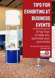 8 Top Tips for exhibiting at B2B events