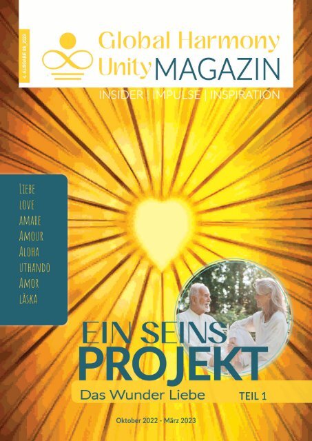 GHU Das Magazin #4. Ausgabe 08.08.2023 Das Wunder Liebe - Teil 1