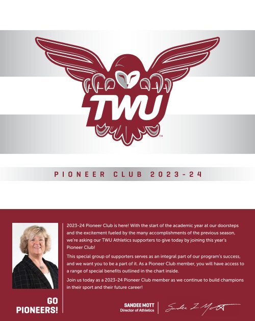 Pioneer Club 202324 Brochure