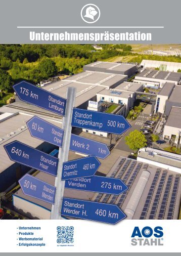 Unternehmenspräsentation AOS Stahl 2023 | Deutsche Ausgabe