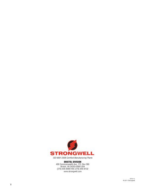 Bridge Components brochure - Strongwell
