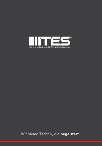 ITES GmbH - Imagebroschüre 2023