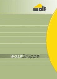 WOLF System Imagebroschüre