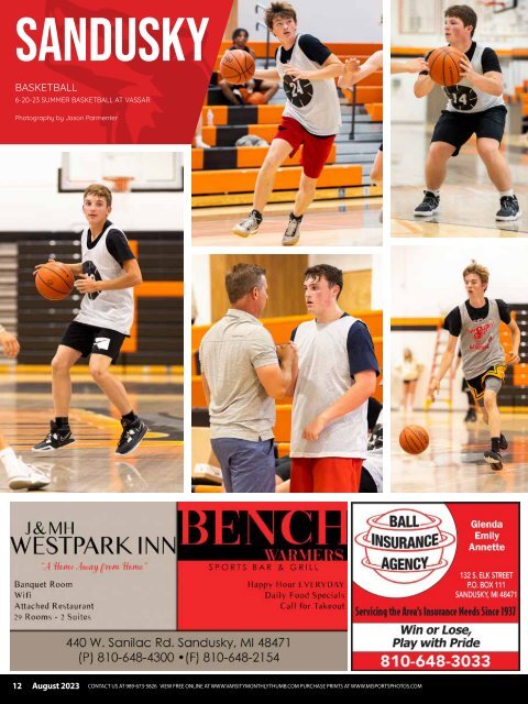 August 2023 Issue of Varsity Monthly Thumb Magazine