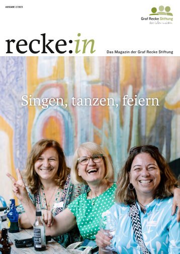 recke:in - Das Magazin der Graf Recke Stiftung Ausgabe 2/2023