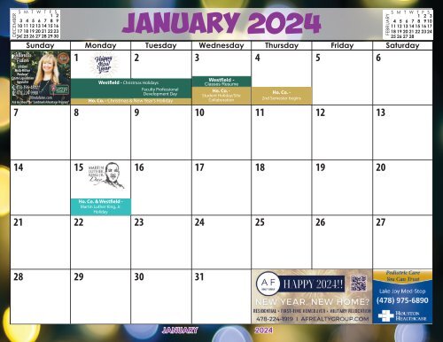 2023 Houston County School Calendar