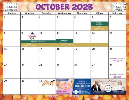 2023 Houston County School Calendar